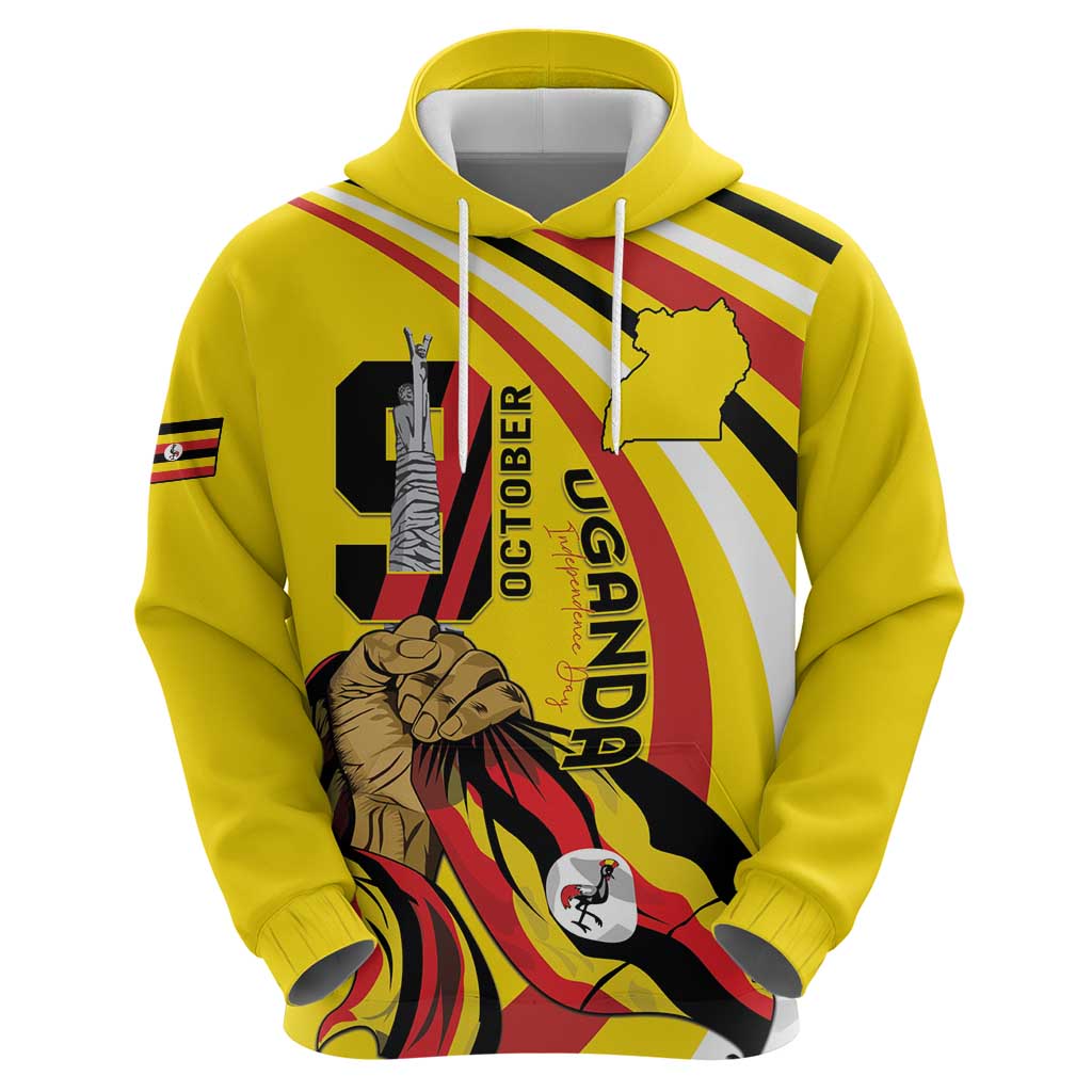 Uganda Hoodie 63rd Anniversary Of Independence LT15
