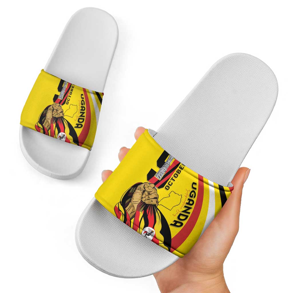 Uganda Slide Sandals 63rd Anniversary Of Independence LT15