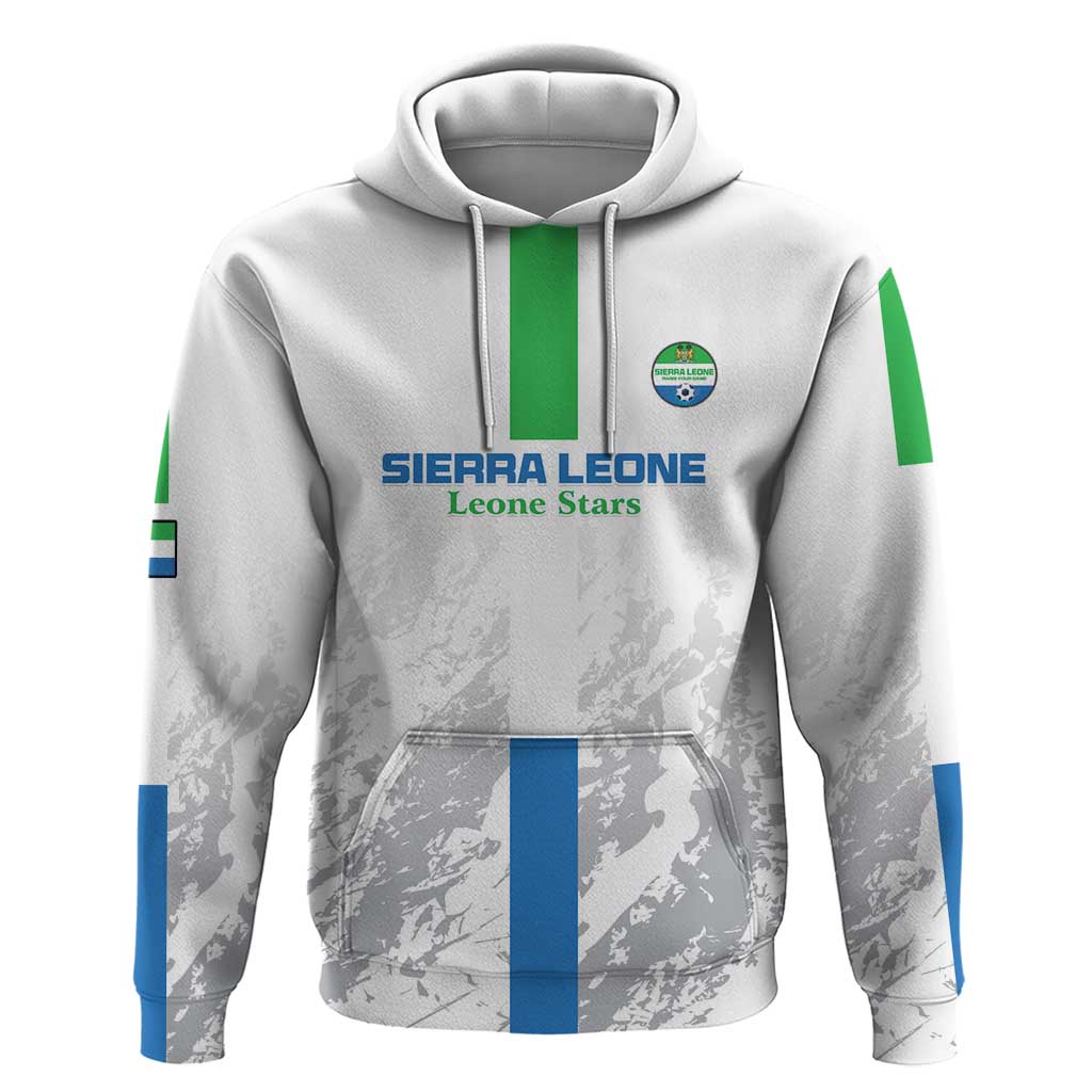Custom Sierra Leone Football Hoodie Go Leone Stars LT15
