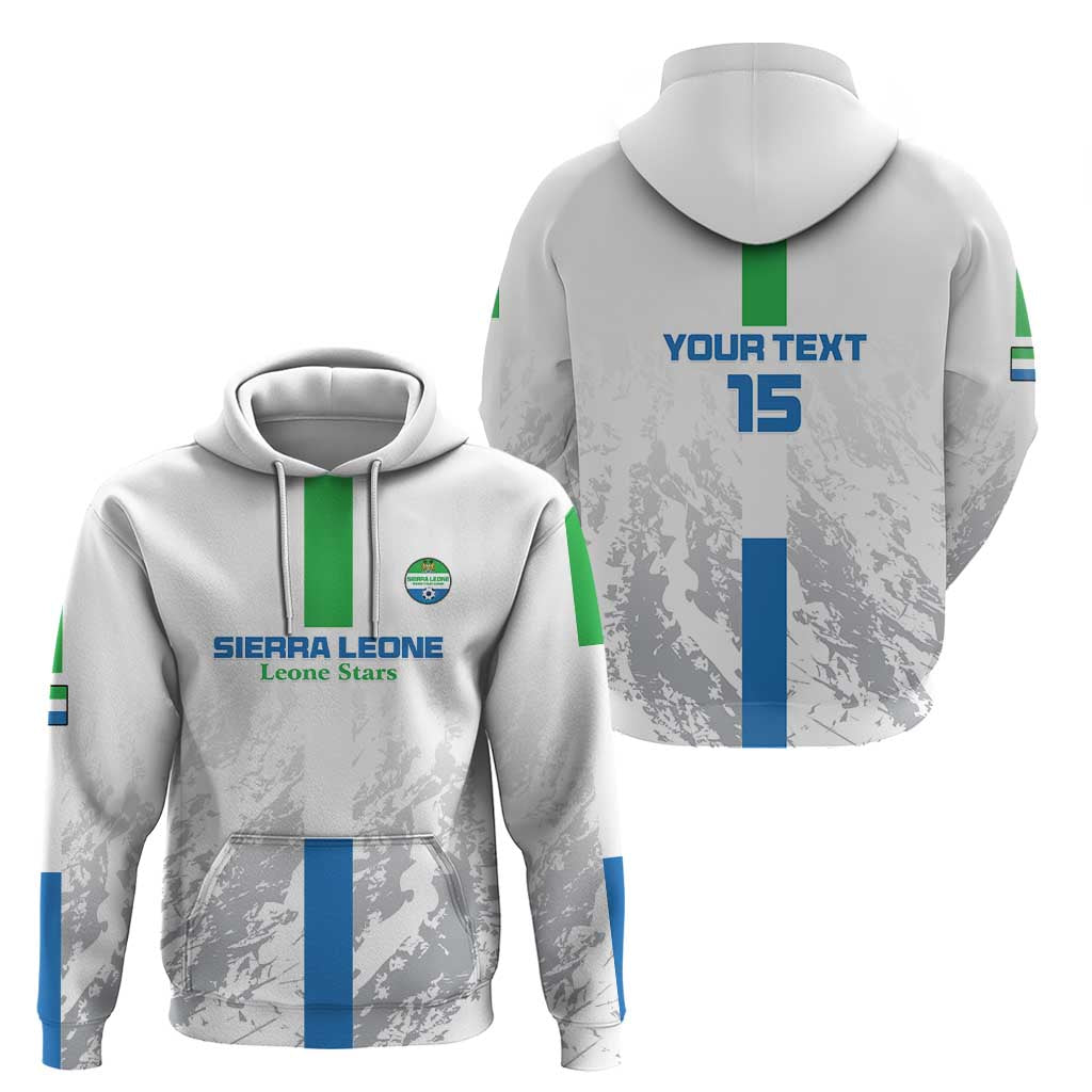 Custom Sierra Leone Football Hoodie Go Leone Stars LT15