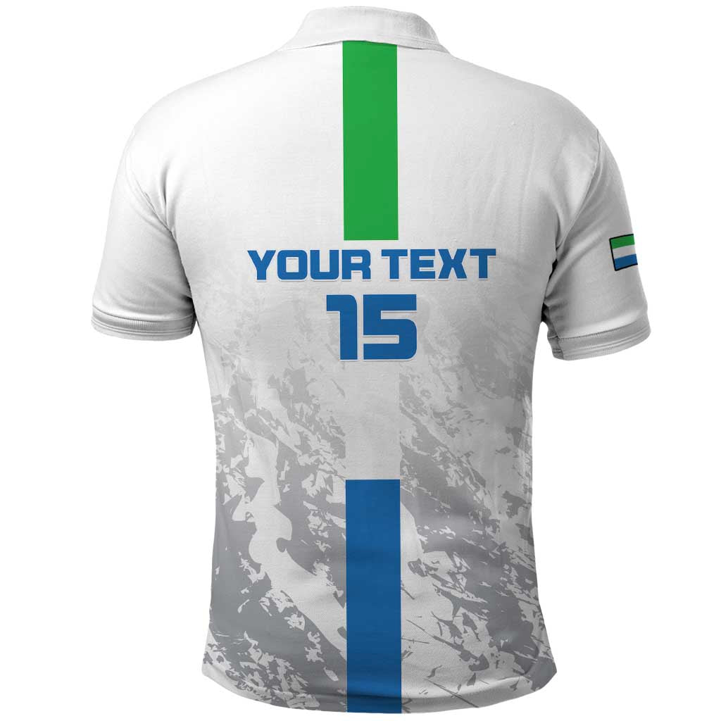 Custom Sierra Leone Football Polo Shirt Go Leone Stars LT15