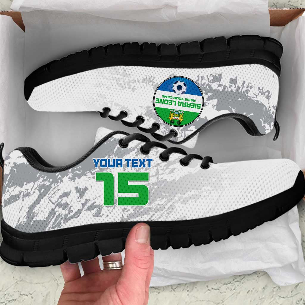 Custom Sierra Leone Football Sneakers Go Leone Stars LT15