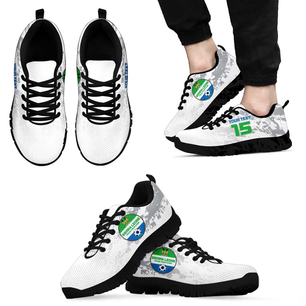 Custom Sierra Leone Football Sneakers Go Leone Stars LT15