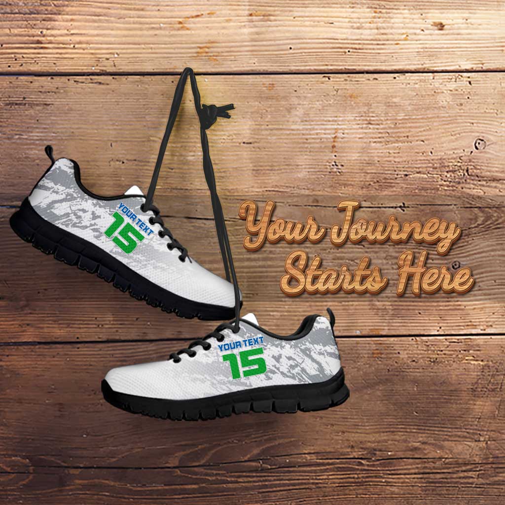 Custom Sierra Leone Football Sneakers Go Leone Stars LT15