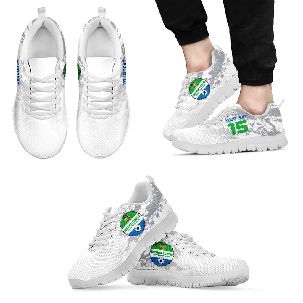 Custom Sierra Leone Football Sneakers Go Leone Stars LT15