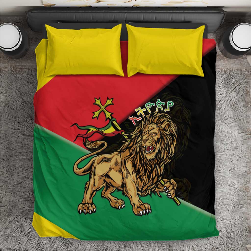 Ethiopia Lion of Judah Bedding Set Ethiopia Empire 1270-1974 LT15