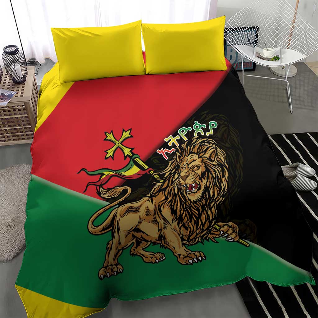 Ethiopia Lion of Judah Bedding Set Ethiopia Empire 1270-1974 LT15