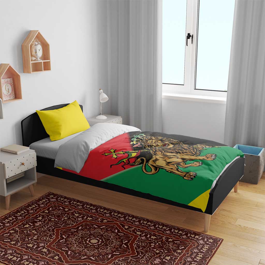 Ethiopia Lion of Judah Bedding Set Ethiopia Empire 1270-1974 LT15