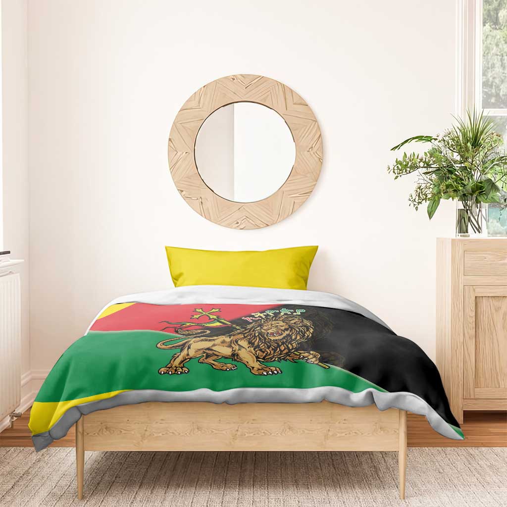 Ethiopia Lion of Judah Bedding Set Ethiopia Empire 1270-1974 LT15