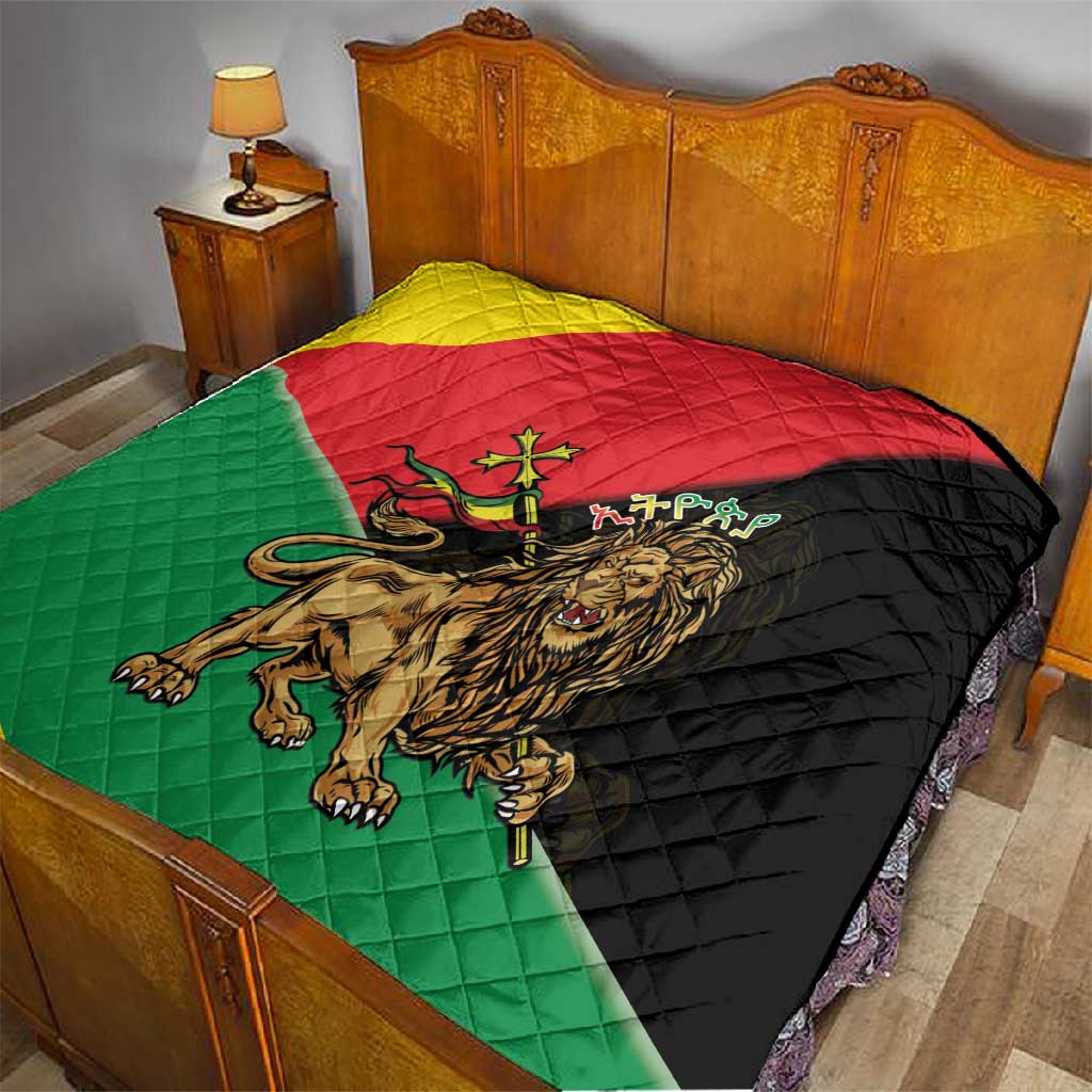 Ethiopia Lion of Judah Quilt Ethiopia Empire 1270-1974 LT15
