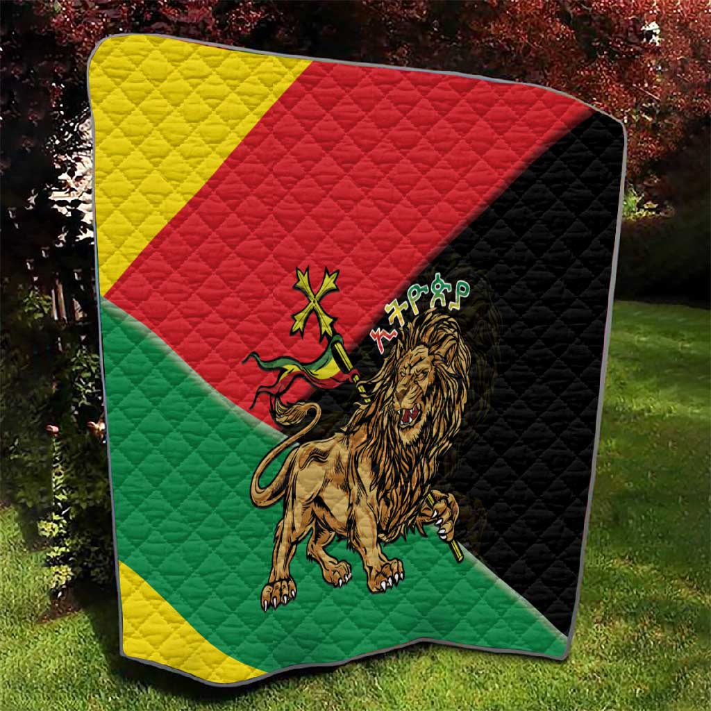 Ethiopia Lion of Judah Quilt Ethiopia Empire 1270-1974 LT15