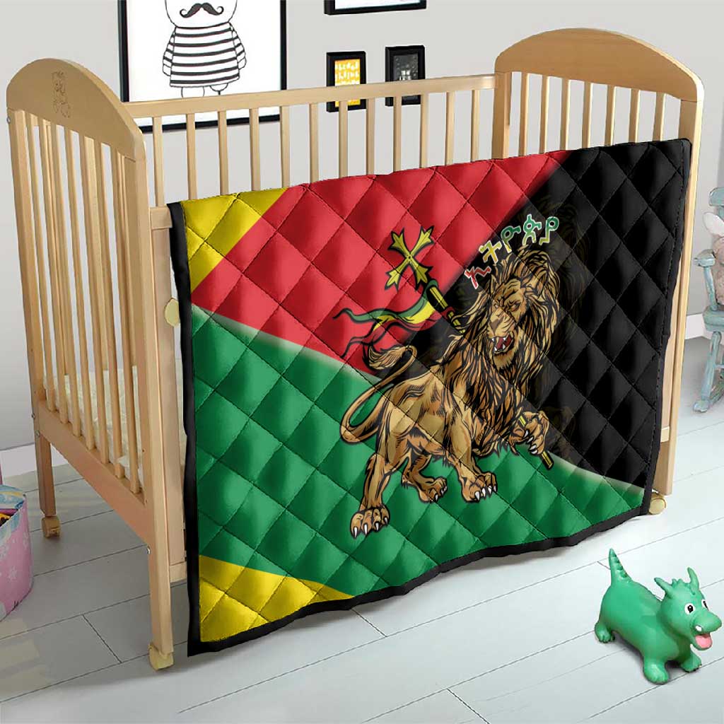 Ethiopia Lion of Judah Quilt Ethiopia Empire 1270-1974 LT15