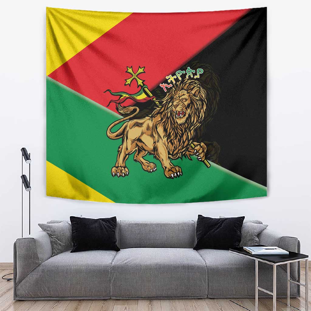 Ethiopia Lion of Judah Tapestry Ethiopia Empire 1270-1974 LT15