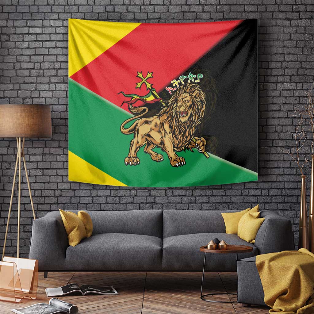 Ethiopia Lion of Judah Tapestry Ethiopia Empire 1270-1974 LT15