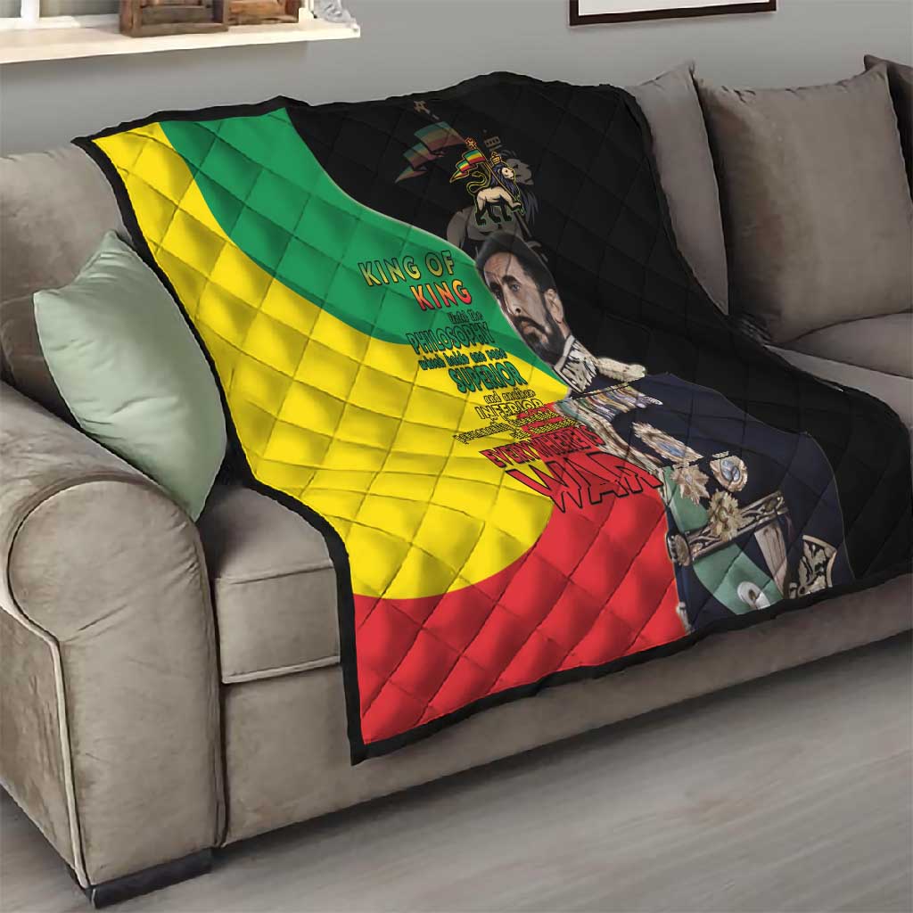 Jah Rastafari Quilt Haile Selassie LT15