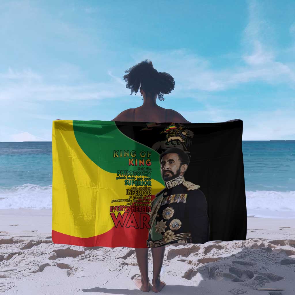 Jah Rastafari Sarong Haile Selassie LT15