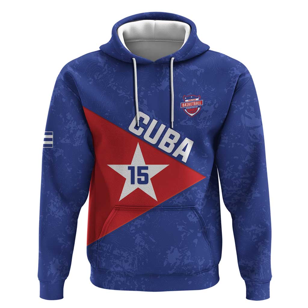Custom Cuba Basketball Hoodie Flag Style LT15