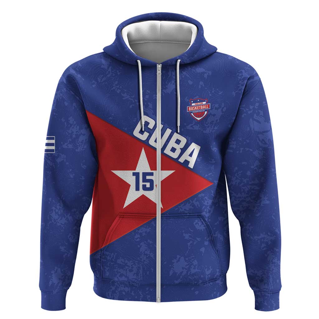 Custom Cuba Basketball Hoodie Flag Style LT15