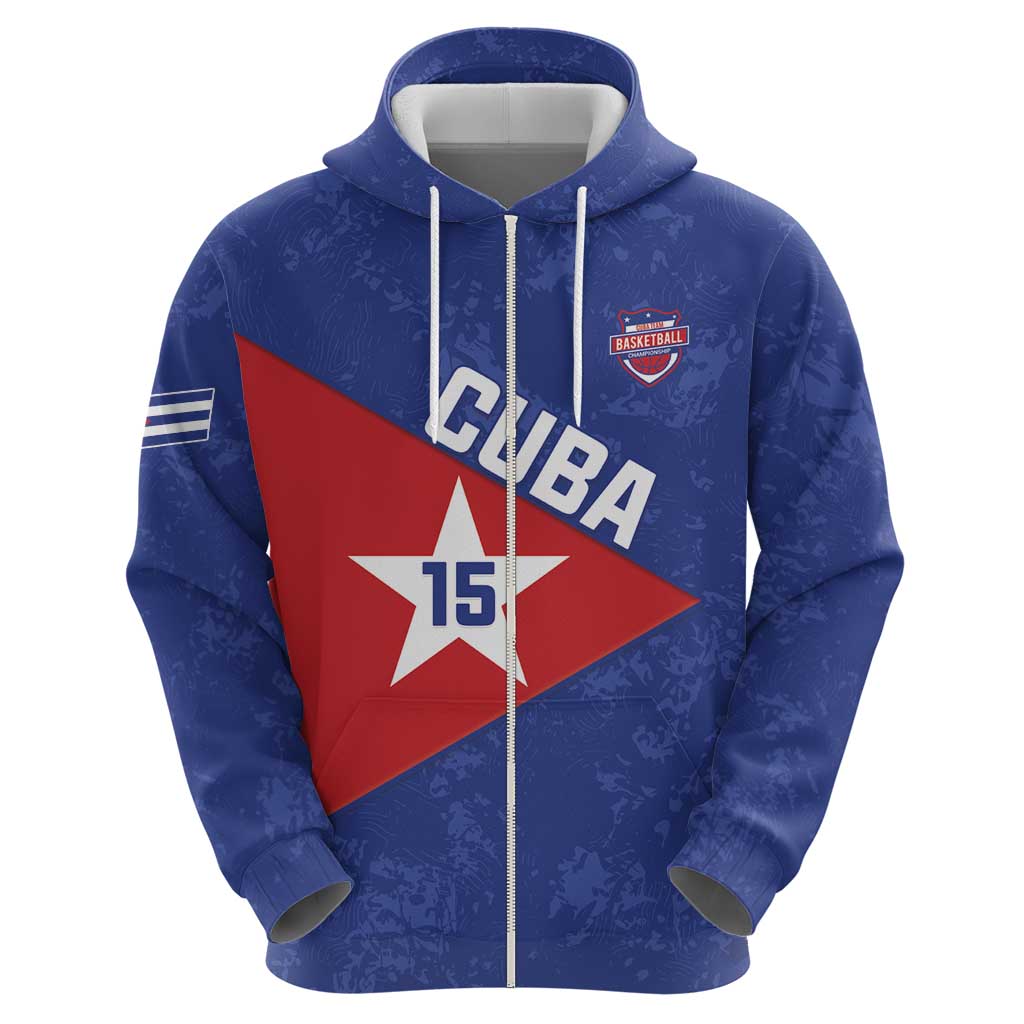 Custom Cuba Basketball Hoodie Flag Style LT15