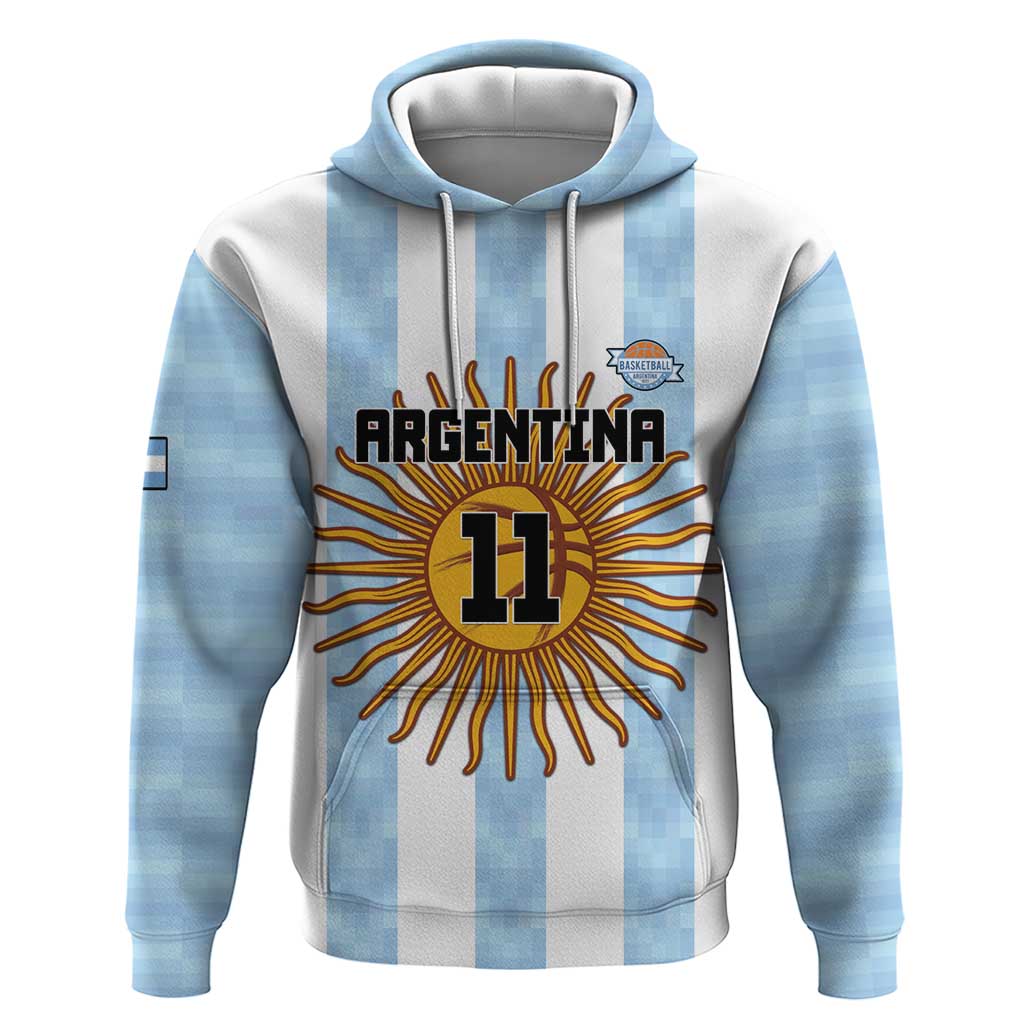Custom Argentina Basketball Hoodie Go El Alma Argentina LT15
