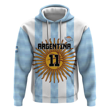 Custom Argentina Basketball Hoodie Go El Alma Argentina LT15