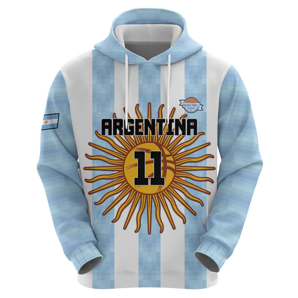 Custom Argentina Basketball Hoodie Go El Alma Argentina LT15