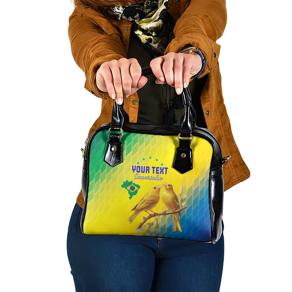 Custom Brazil Football Shoulder Handbag Go Canarinho Go LT15