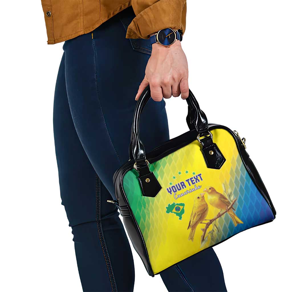 Custom Brazil Football Shoulder Handbag Go Canarinho Go LT15