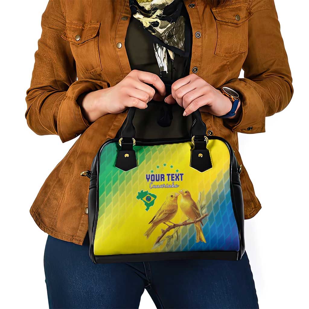 Custom Brazil Football Shoulder Handbag Go Canarinho Go LT15