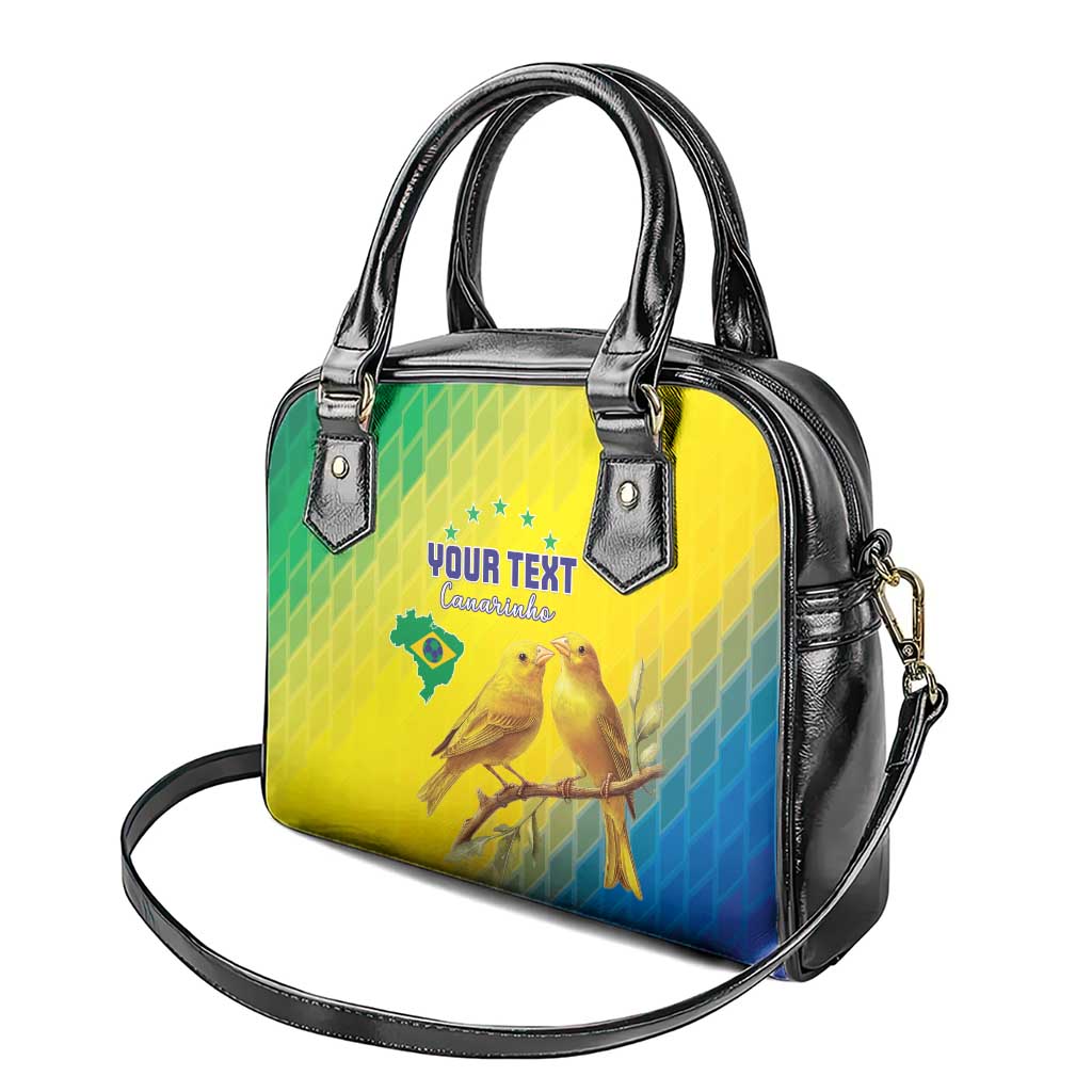 Custom Brazil Football Shoulder Handbag Go Canarinho Go LT15