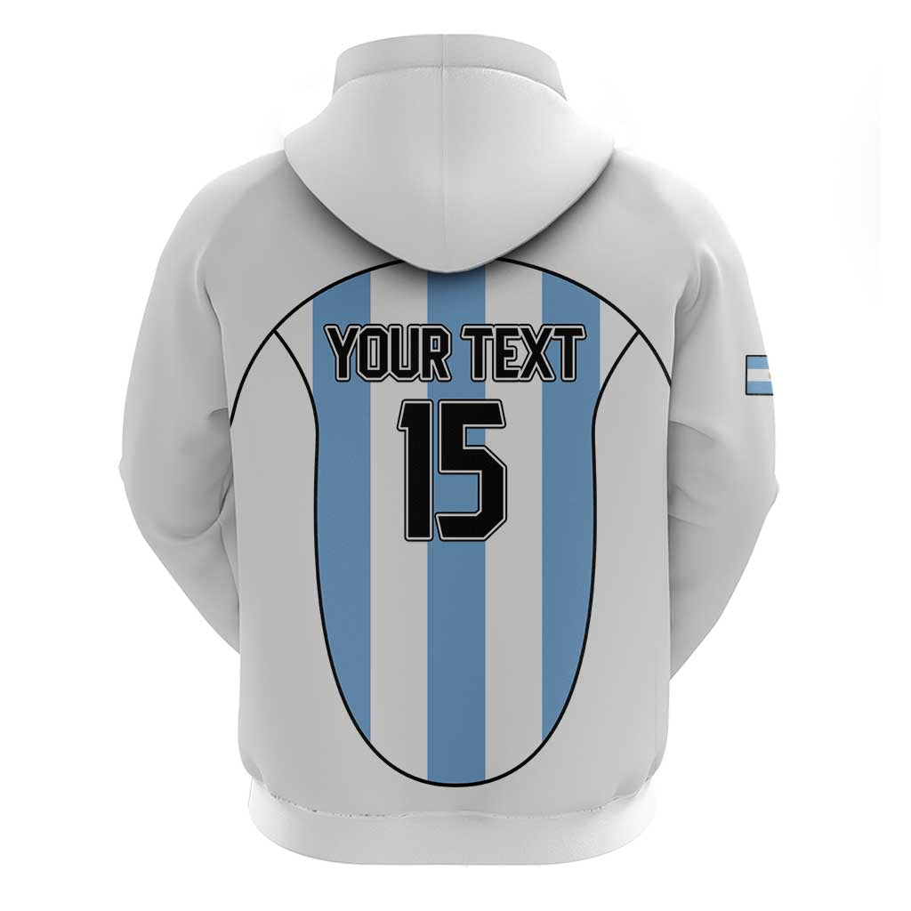 Custom Argentina Football Hoodie Vamos Vamos Argentina LT15