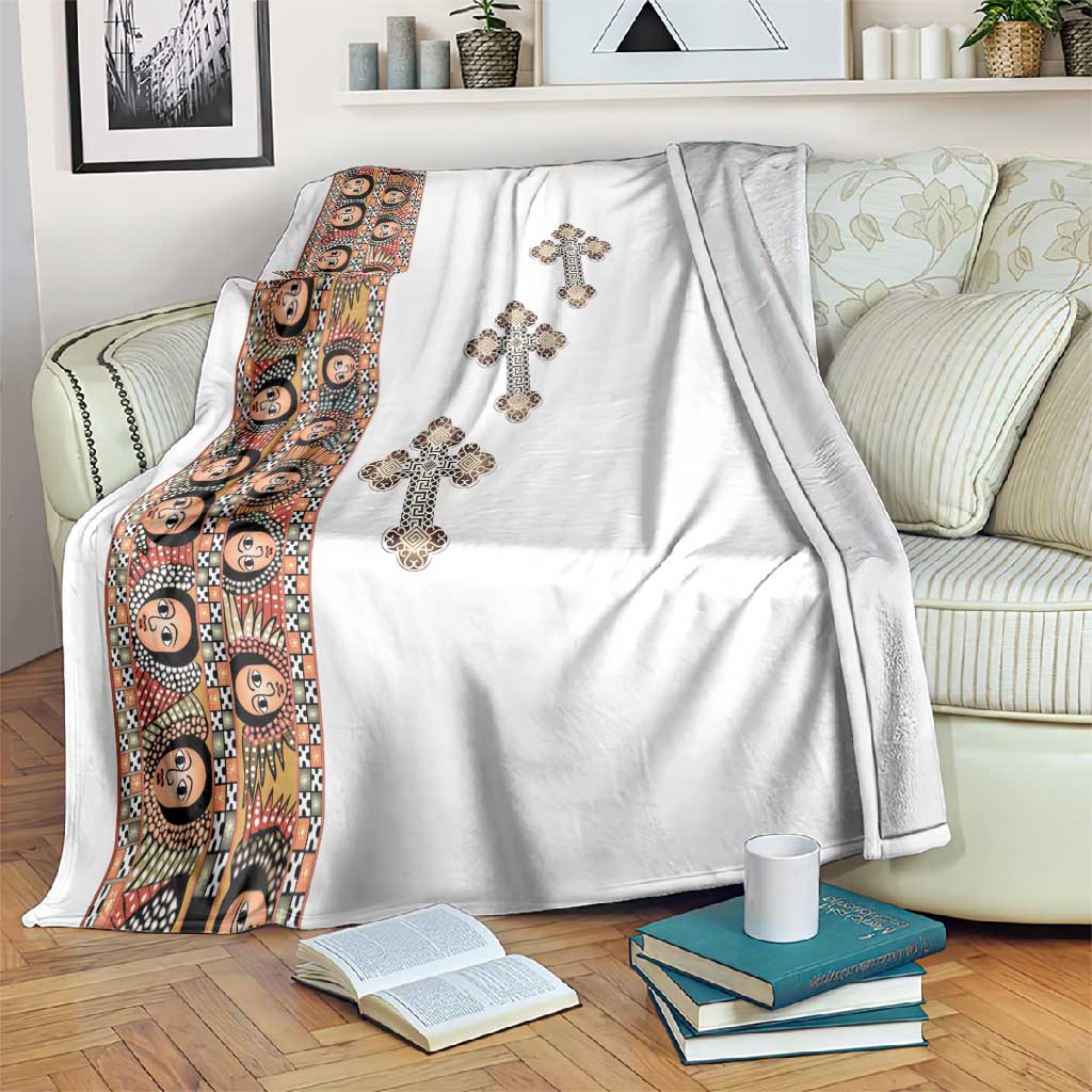 Ethiopia Angels Tilet With Cross Blanket LT15