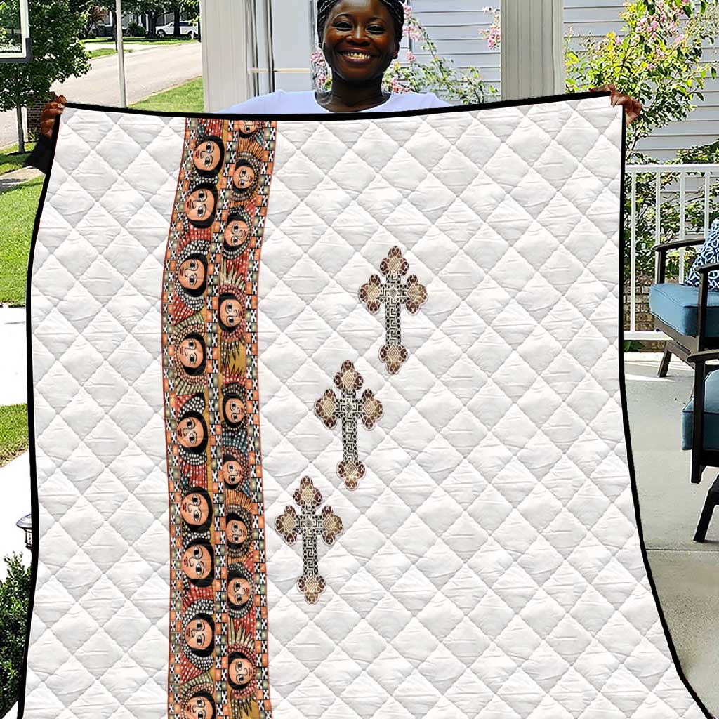 Ethiopia Angels Tilet With Cross Quilt LT15