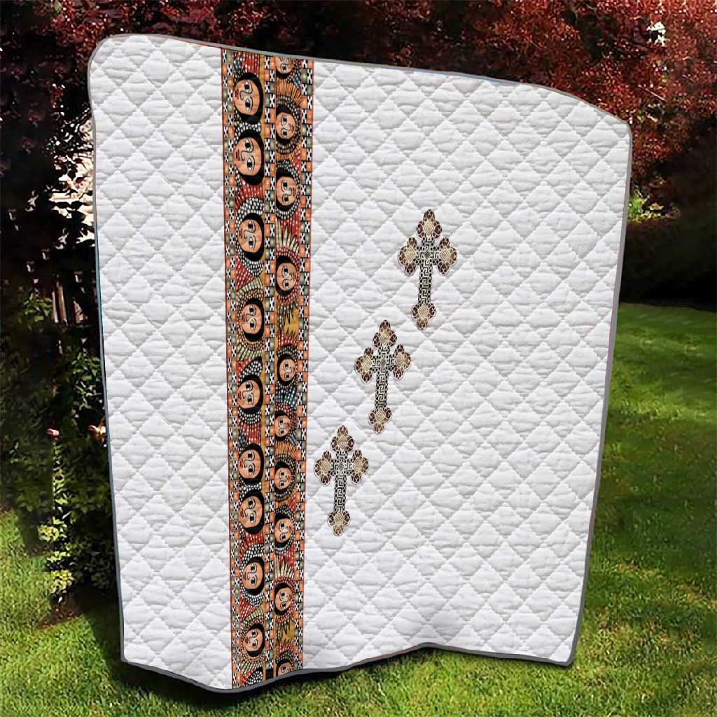 Ethiopia Angels Tilet With Cross Quilt LT15