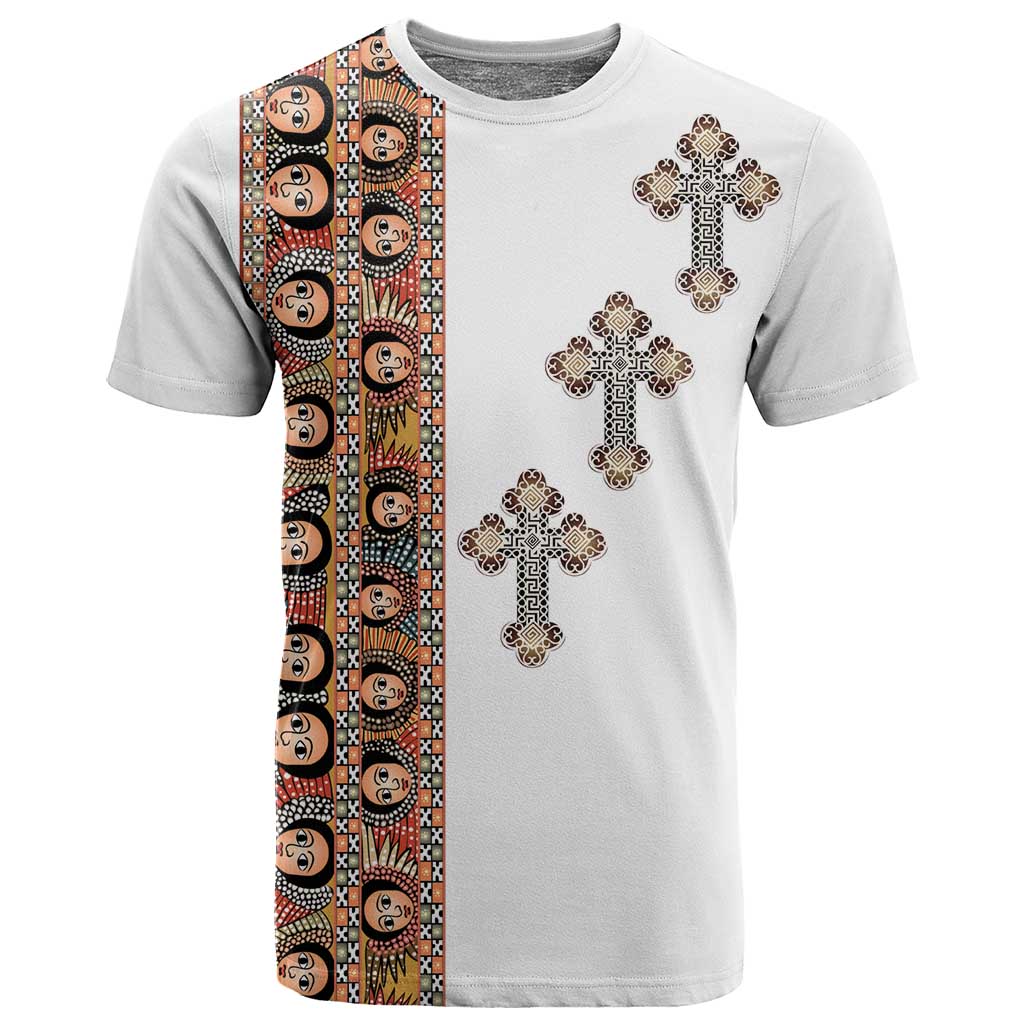 Ethiopia Angels Tilet With Cross T shirt LT15