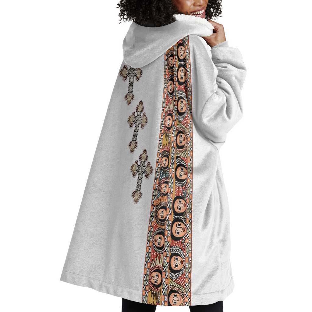 Ethiopia Angels Tilet With Cross Wearable Blanket Hoodie LT15