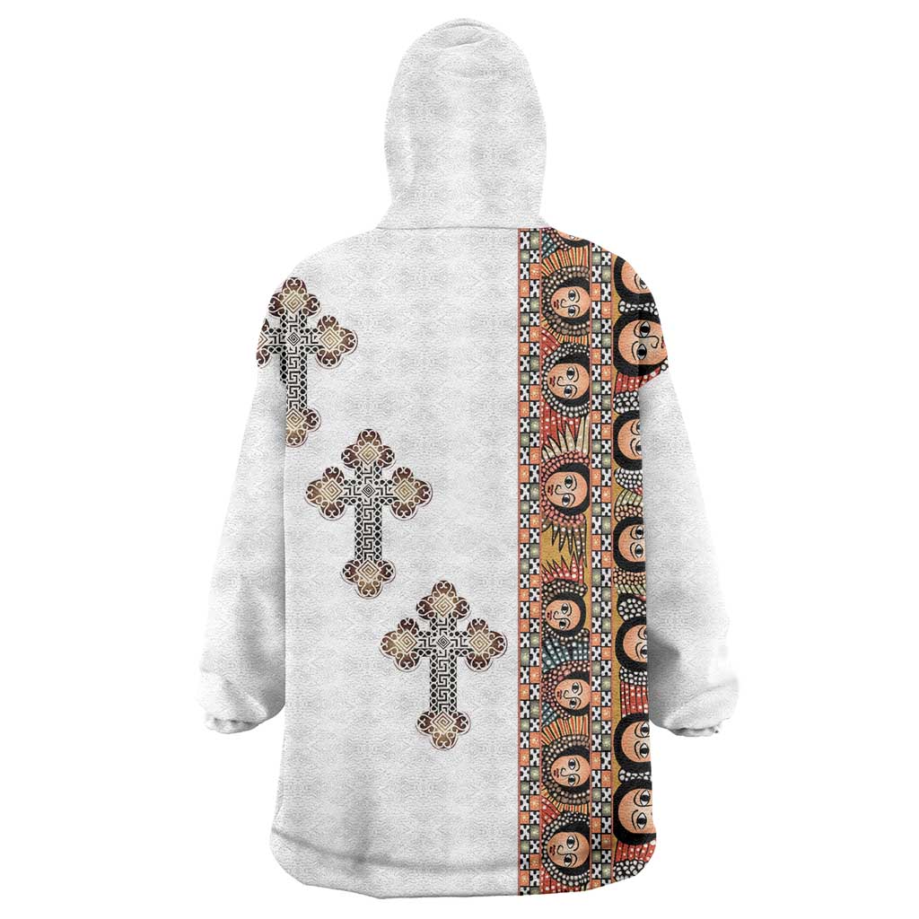 Ethiopia Angels Tilet With Cross Wearable Blanket Hoodie LT15