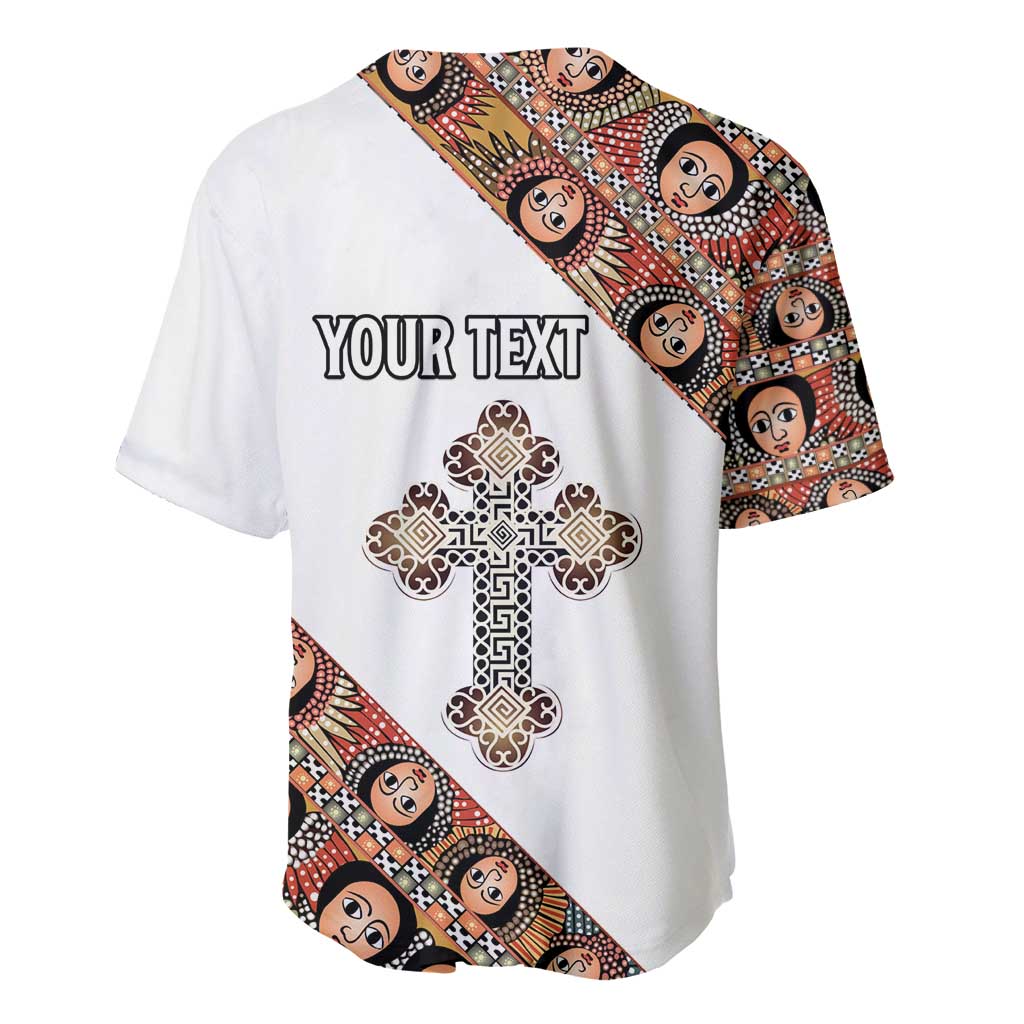 Personalized Ethiopia Baseball Jersey Ethiopian Orthodox Church Angel LT15