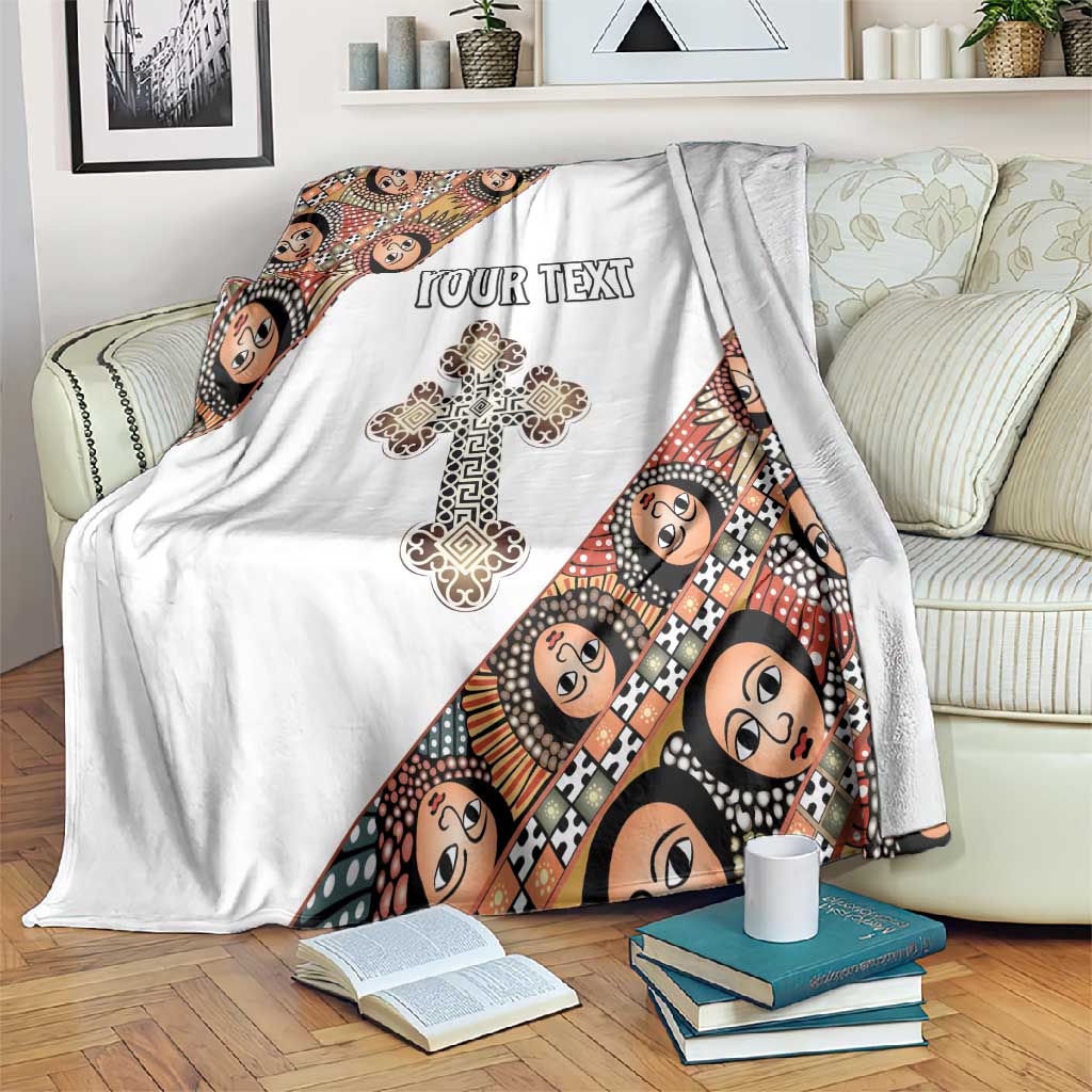 Personalized Ethiopia Blanket Ethiopian Orthodox Church Angel LT15