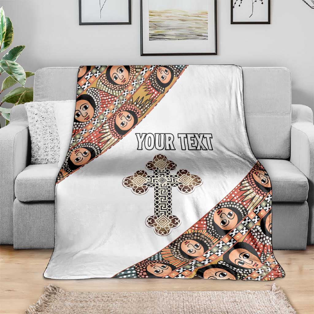 Personalized Ethiopia Blanket Ethiopian Orthodox Church Angel LT15
