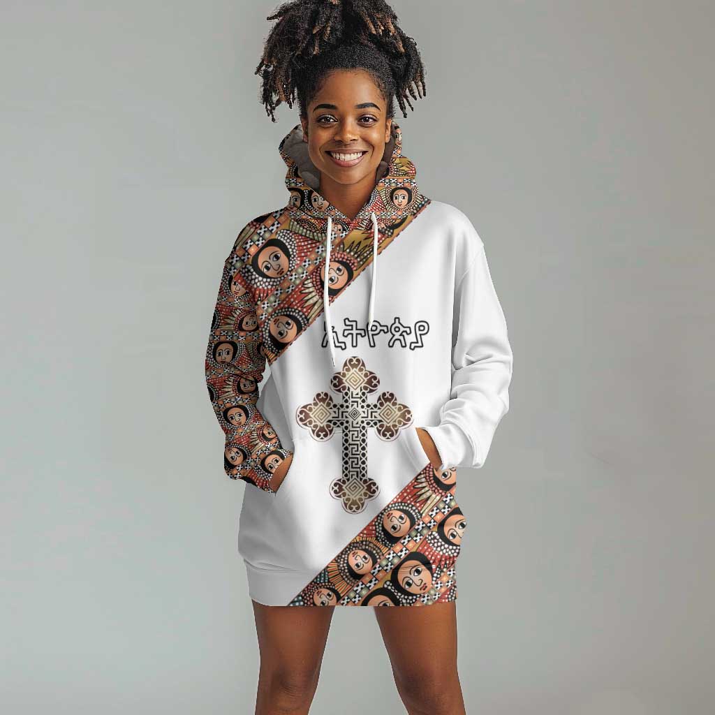 Personalized Ethiopia Hoodie Dress Ethiopian Orthodox Church Angel LT15