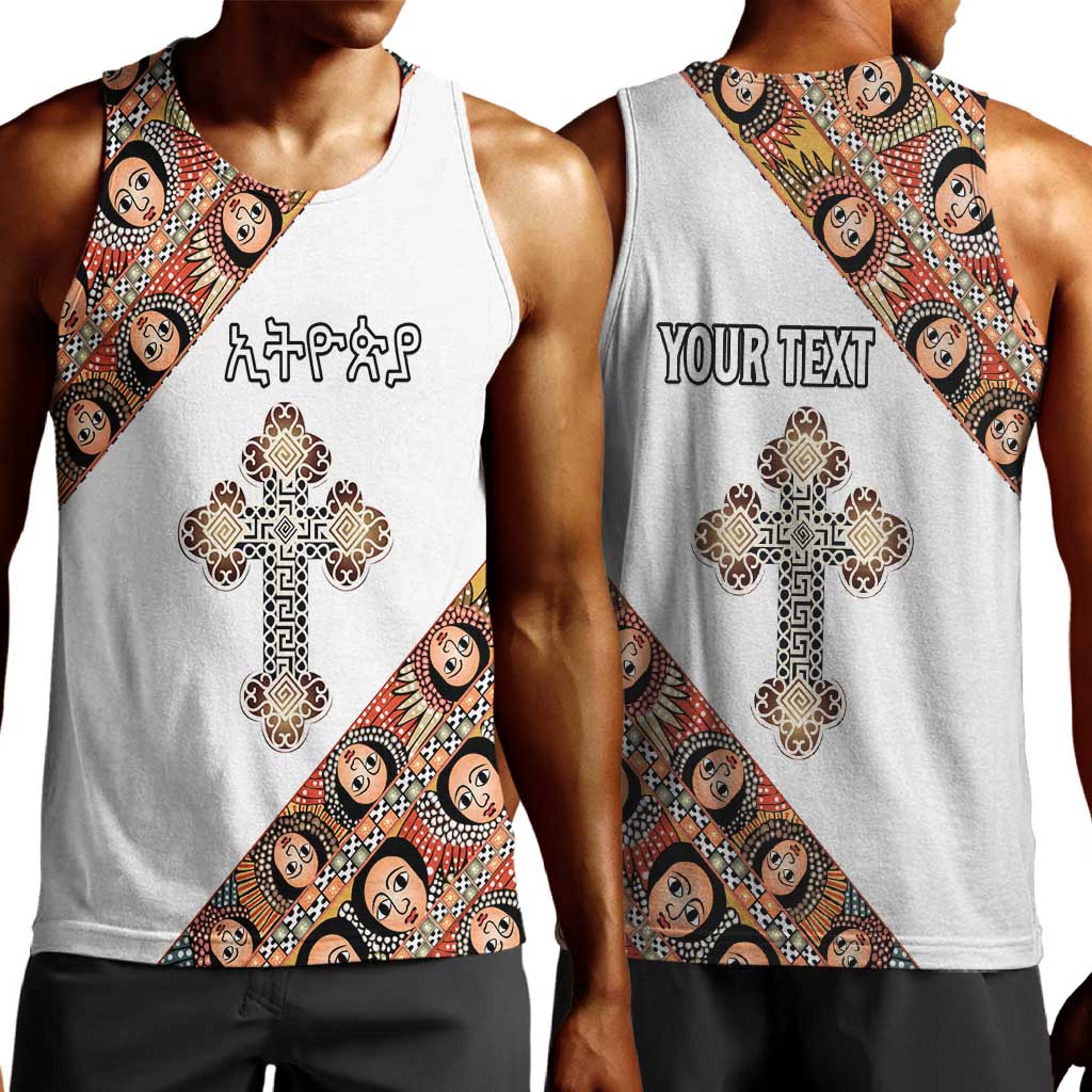 Personalized Ethiopia Men Tank Top Ethiopian Orthodox Church Angel LT15