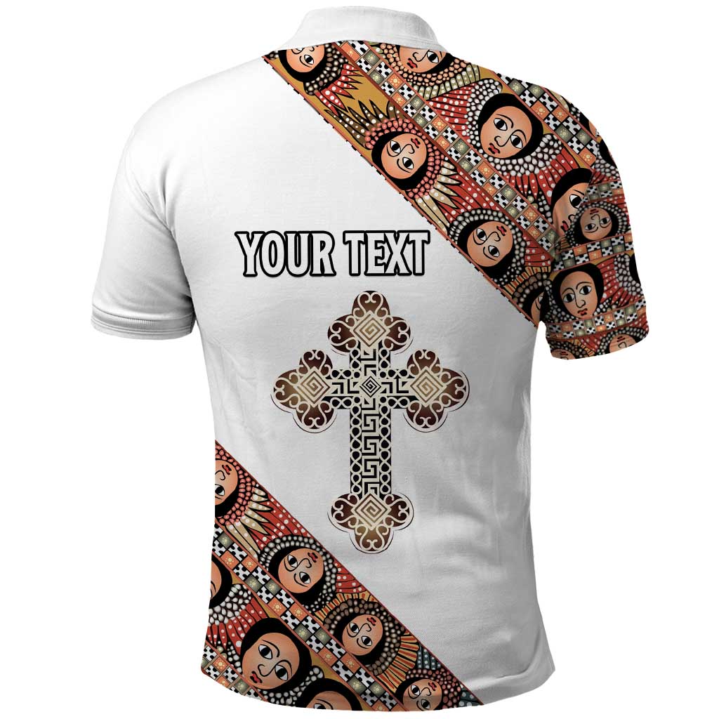 Personalized Ethiopian Orthodox Church Angel Polo Shirt LT15