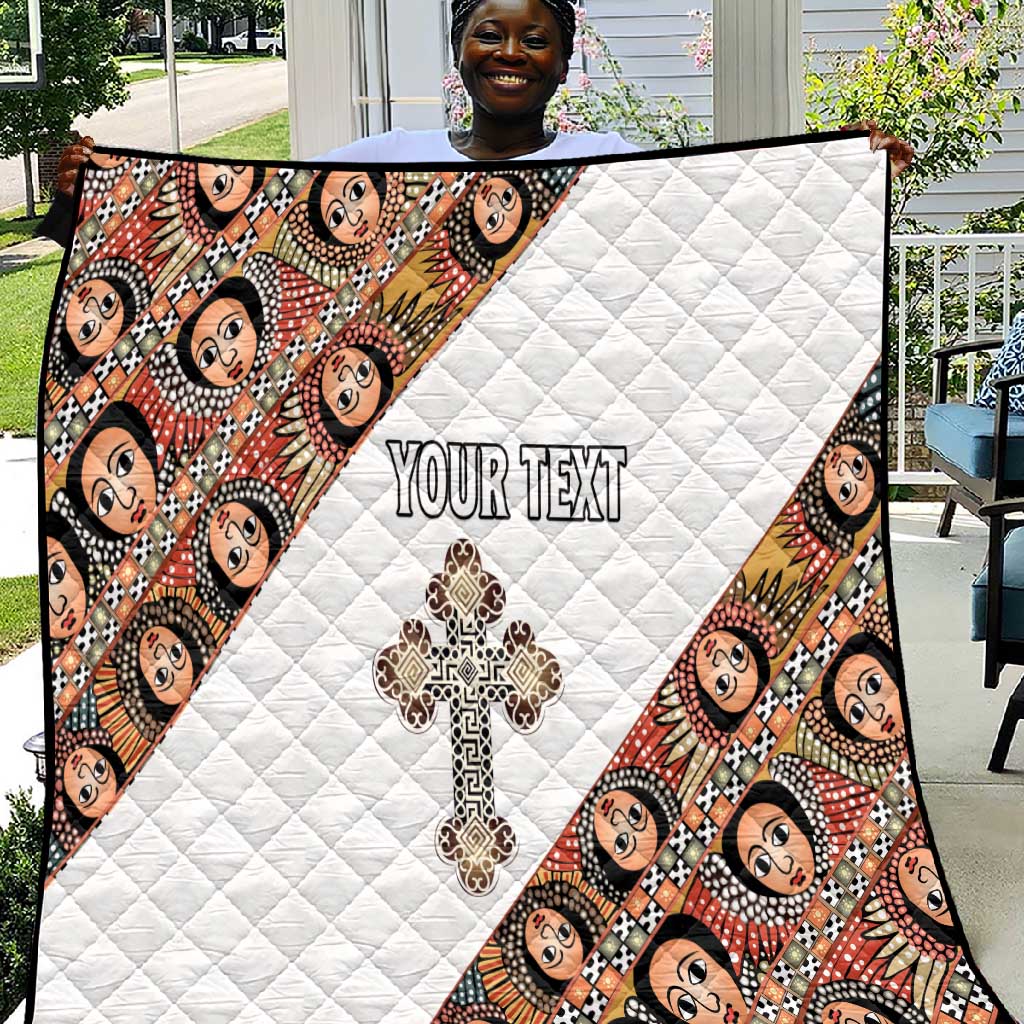 Personalized Ethiopia Quilt Ethiopian Orthodox Church Angel LT15