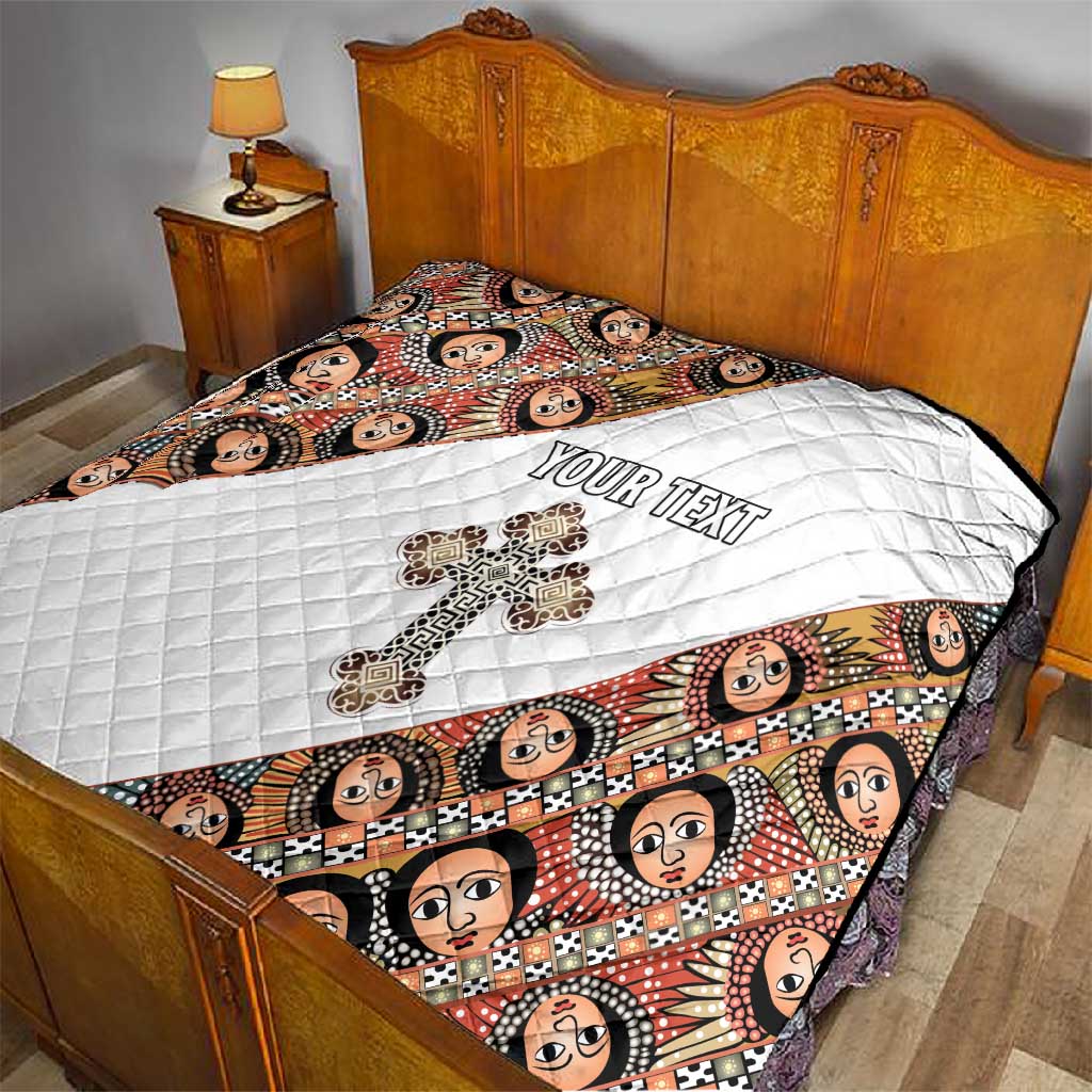 Personalized Ethiopia Quilt Ethiopian Orthodox Church Angel LT15