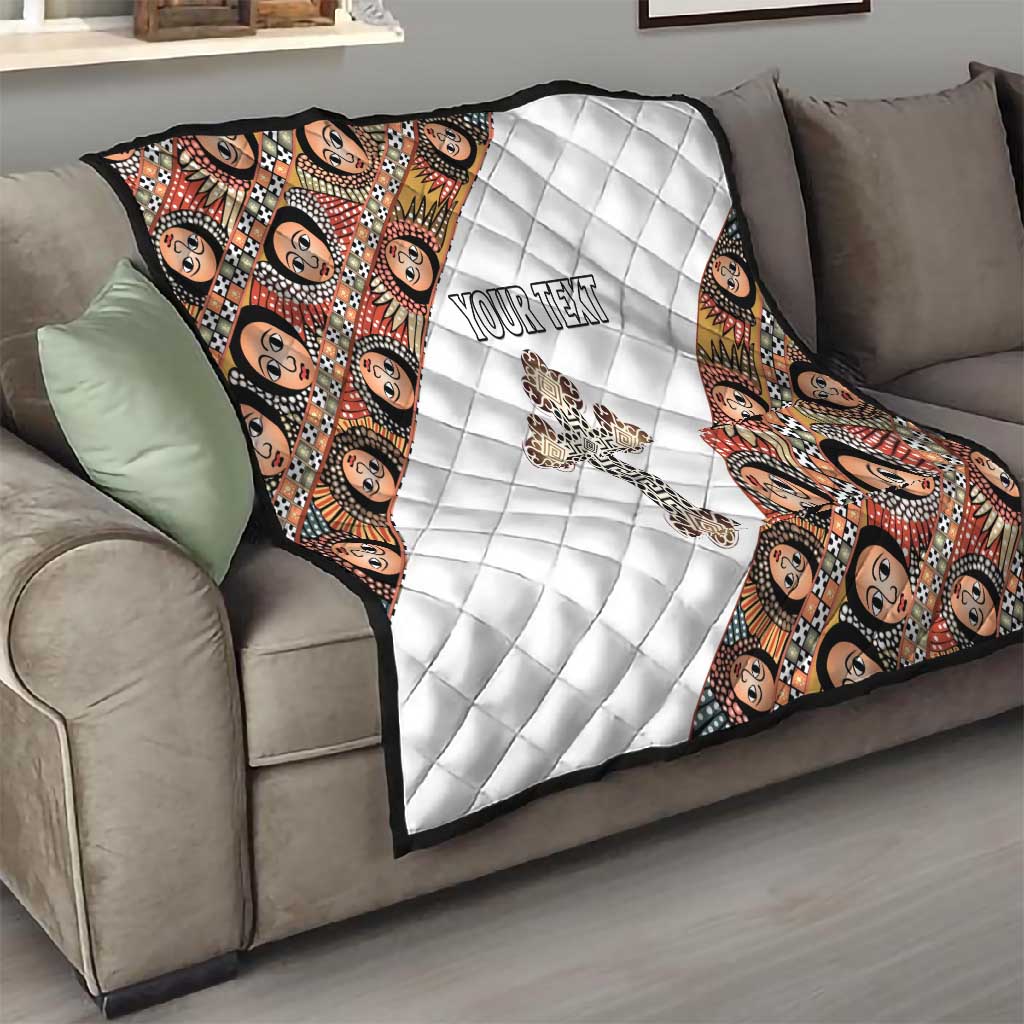 Personalized Ethiopia Quilt Ethiopian Orthodox Church Angel LT15
