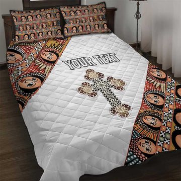 Personalized Ethiopia Quilt Bed Set Ethiopian Orthodox Church Angel LT15