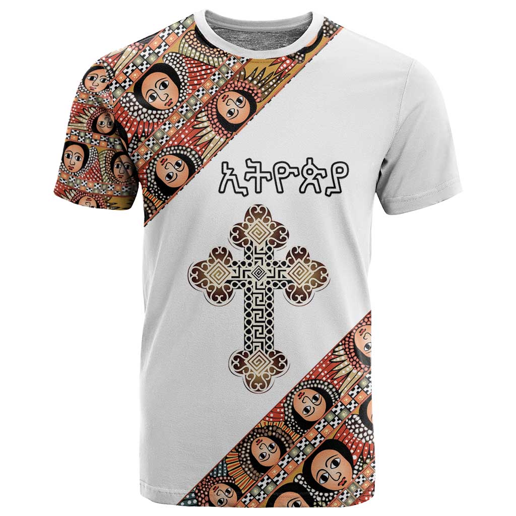 Personalized Ethiopia T shirt Ethiopian Orthodox Church Angel LT15