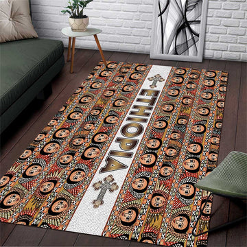 Ethiopia Area Rug Ethiopian Tewahedo Angel Orthodox LT15