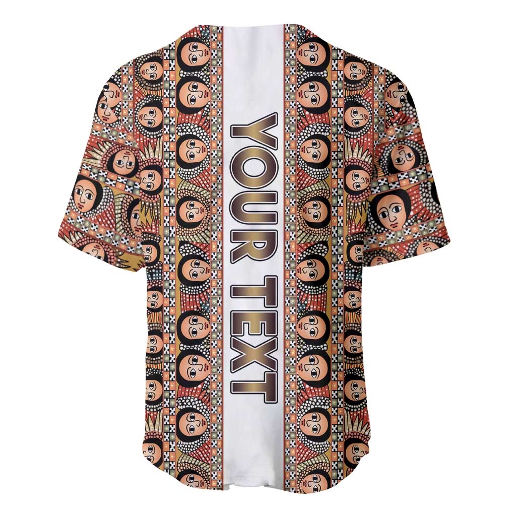 Personalized Ethiopia Baseball Jersey Ethiopian Tewahedo Angel Orthodox LT15